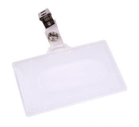 Jmenovka s klipem, 88 x 54 mm, 50 kusů,  VICTORIA