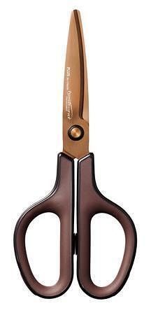 Nůžky &quot;Fitcut Curve Premium&quot;, bronz, univerzální, 17,5 cm, PLUS 35058