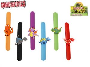 Náramek s dinosaurem 21,5cm 6barev