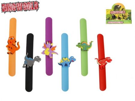 Náramek s dinosaurem 21,5cm 6barev