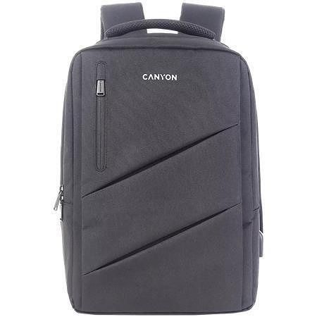 Batoh na notebook "BPE-5", šedá, 15,6", CANYON CNS-BPE5GY1