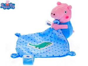 Peppa Pig Tom usínáček plyšový 11cm modrý 0m+