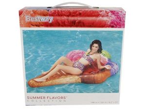 Lehátko zmrzlina nafukovací 188x130cm v krabičce