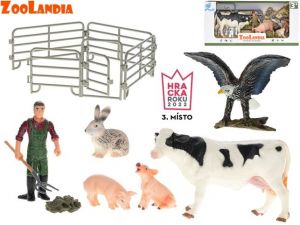 Zoolandia zvířátka farma s doplňky 2druhy v krabičce