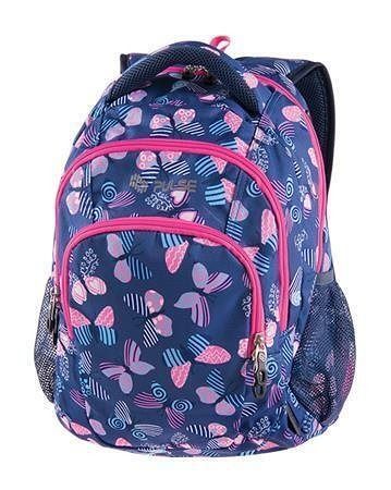 Batoh "Teens Blue Butterfly", modrá-motýl, PULSE 122280