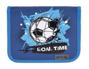 Penál "Football", modrá-fotbal, 2 klopy, PULSE 122313