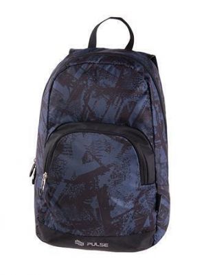 Batoh "Solo Gray Optimus", modrá-černá, s přihrádkou na notebook, PULSE 122257