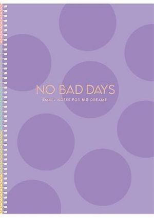 Spirálový sešit "No Bad Days", mix motivů, B5, čtverečkovaný, 80 listů, tvrdé desky, SHKOL