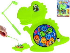 Hra ryby dinosaurus 15cm magnetická na kartě