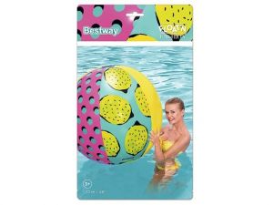 Míč nafukovací XXL 122cm retro design v sáčku