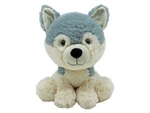 Husky plyšový 30cm sedící 0m+ v sáčku