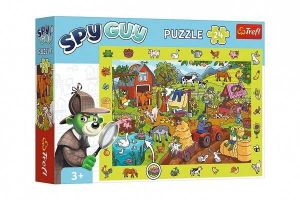 Puzzle Spy Guy - Farma 18,9x13,4cm 24 dílků v krabici 33x23x6cm