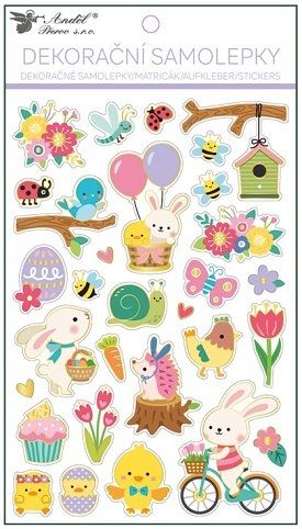 Samolepky Jaro 14,5 x 25 cm