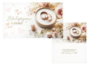 Přání svatební M16-135 H