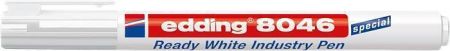 Permanentní popisovač "8046", bílá, 1-3 mm, kuželový hrot, EDDING 7580254000