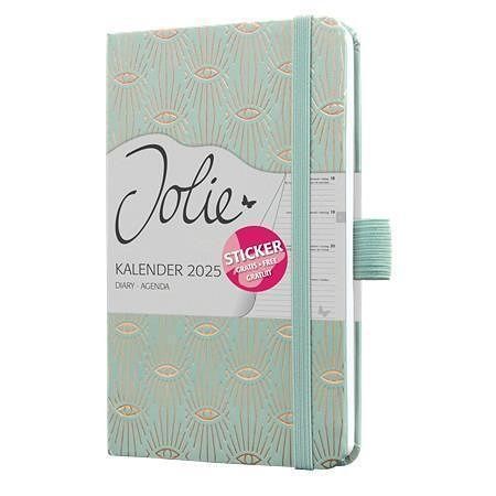 Diář "Jolie", Mystic Aquamarin, A6, týdenní, 2025, tvrdé desky, SIGEL J5356