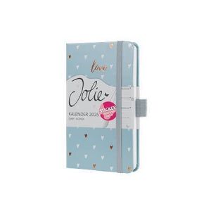 Diář "Jolie", Grey Love, A6, týdenní, 2025, tvrdé desky, SIGEL J5334