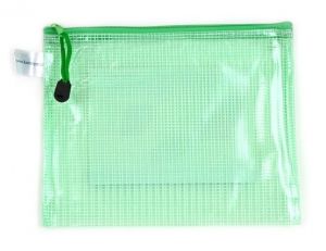 Spisový obal A5, síťovaný PVC, zelený