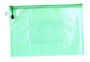 Spisový obal A4, síťovaný PVC, zelený