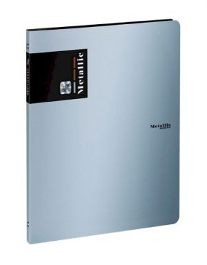 Pořadač 4kroužkový, A4, Metallic stříbrný