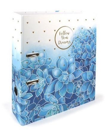 Pořadač lamino pákový 7cm, A4, Romantic sukulent