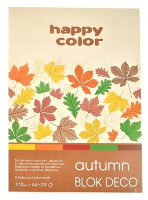 Sada barevných papírů, Podzim, A4, 170 g, 20 l
