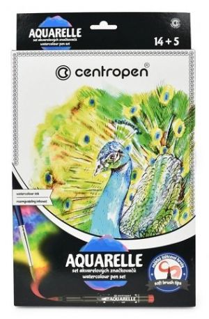 Souprava značkovačů + papír Aquarelle 9383 Centropen