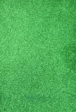 Pěnová guma glitrová 30 x 20 cm, zelená