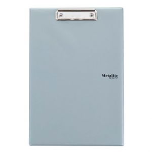 Jednodeska s klipem A4, Metallic stříbrná