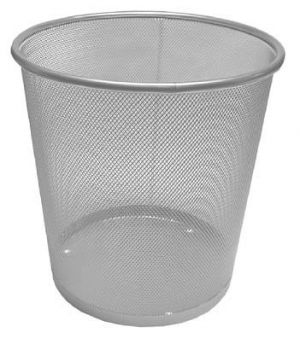 Drátěný koš malý, stříbrný
