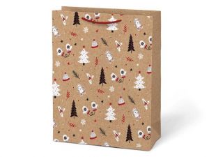 Taška MFP vánoční L LUX KRAFT mix V9-4