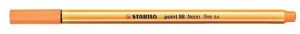 Popisovač STABILO point 88/054, neonově oranžová