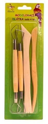 Modelovací dlátka, sada 4 ks