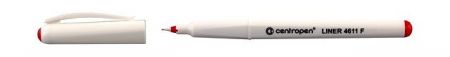 Popisovač 4611 liner Ergo Centropen, 0,3 mm, červený