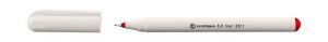 Popisovač 2811 liner Centropen, 0,3 mm, červený