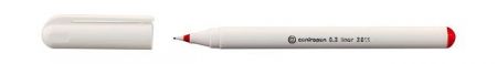 Popisovač 2811 liner Centropen, 0,3 mm, červený