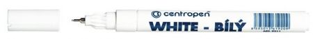 Popisovač 9211 Centropen, 0,7 mm, bílý
