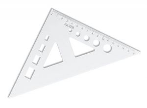 Trojúhelník 45/177 KTR s výsekem