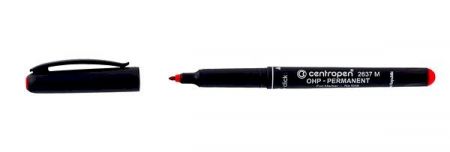 Popisovač 2637 m Centropen, 1,0 mm, lihový, červený
