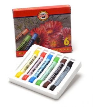 Prašné křídy Toison D‚or, sada v balení 6 ks