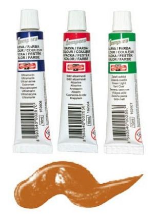 Školní tempera, 16 ml, siena pálená