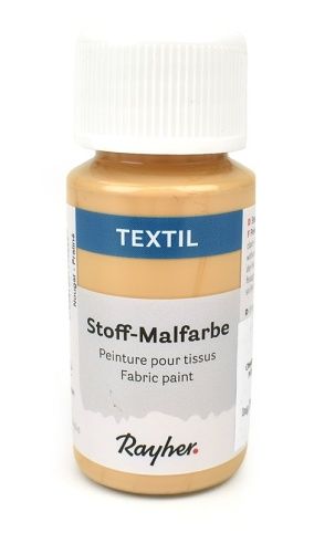 Barva na textil Rayher nezažehlovací, nugátová, 50 ml