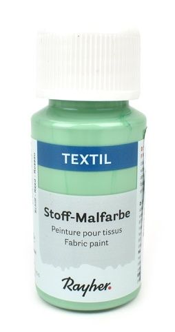 Barva na textil Rayher nezažehlovací, rákosová zelená, 50 ml