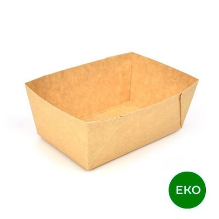 EKO miska, kraft, 110 x 70 x 50 mm, bal. 450 ks