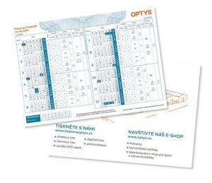 Plánovací kalendář 2024, OPTYS, A5