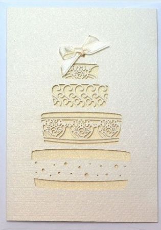 Přání dort bílokrémová, 10 x 14 cm