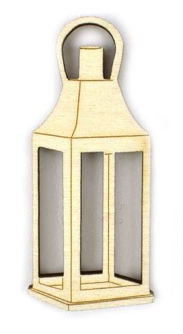 Dřevěný výřez lucerna, 5,5 cm