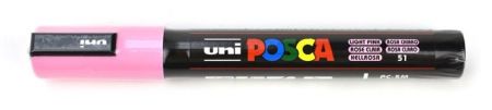 Posca 5M akrylový popisovač, sv. růžový