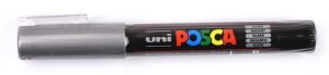 Posca 1M akrylový popisovač, stříbrný