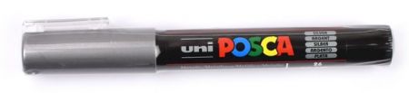 Posca 1M akrylový popisovač, stříbrný